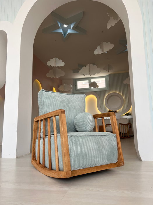 Atelier Del Sofa Silla Alada Azul Atelier Del Sofa Silla Alada Azul